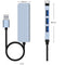 NÖRDIC USB Hubb 4ports 4xUSB-A 3.0 5Gbps 1,2m kabel