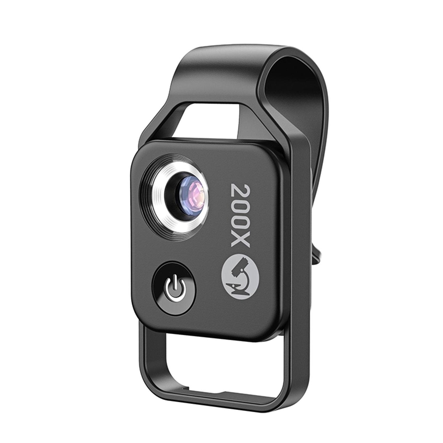 APEXEL 200x Mobilmikroskop, Mini Fickmikroskop, 6 LED-ljusguider, 2 nivåer av ljusstyrkejustering, Förstorande Makrolinskit för Mobilkamera