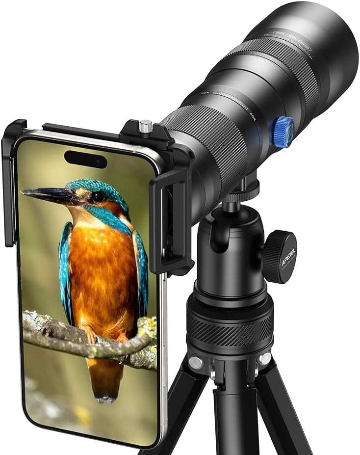 APEXEL Telecular 20-60x Professional Compact Zoom Lens for Smartphones
