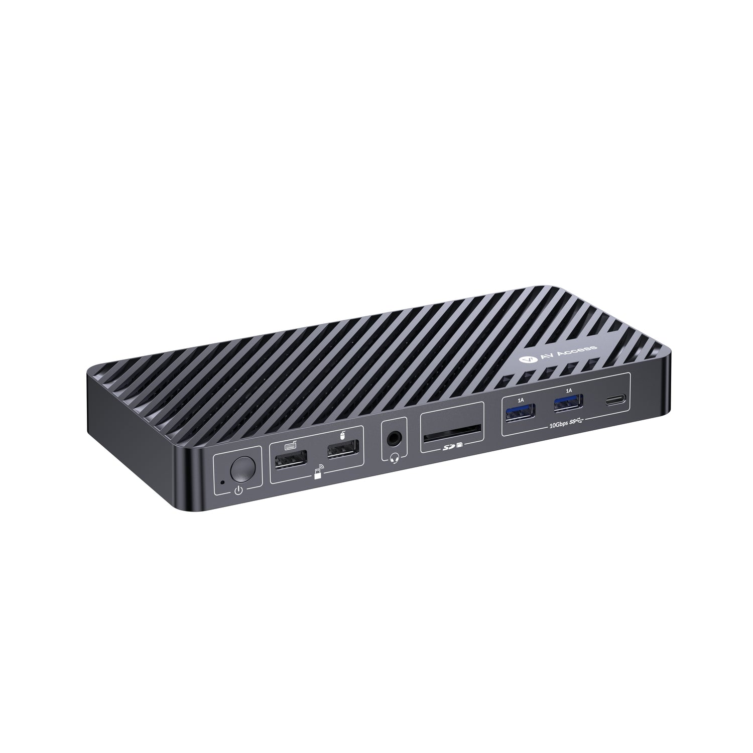 AV Access KD-S03 1 till 12 USB-C Dockningsstation med trippel skärm 2xDP 1xHDMI 4K60Hz 2K 144Hz PD100W