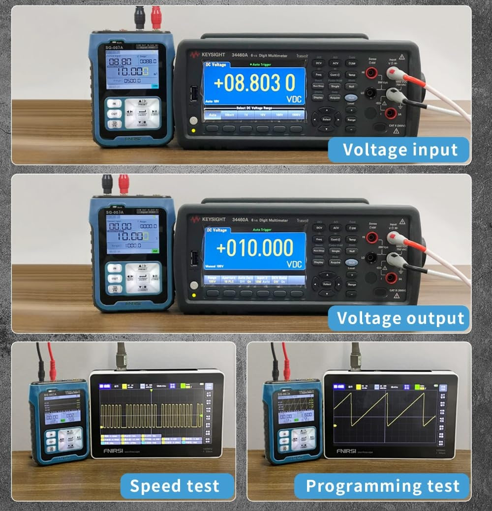 FNIRSI SG-003A Justerbar Ström Spänning Simulator Signalgenerator