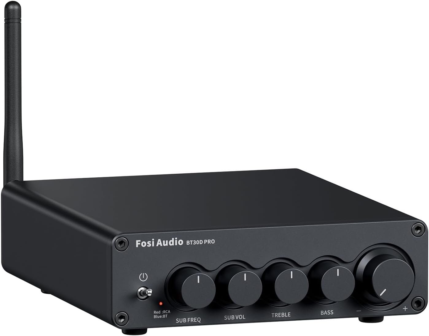 Fosi Audio Hi-Fi Bluetooth 5.0 Stereo Audio Receiver Förstärkare 2.1 Channel Class D Integrated Amp 2X165W
