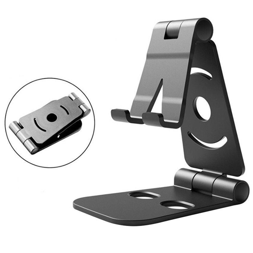 Justerbart universiellt bordsstativ för mobiltelefon hållare av plast roterbar mobilstativ 270 grader