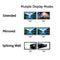KVM 4x2 HDMI Switch Dual Monitor HDMI2.0 4K60Hz 4:4:4 med 1x3.5mm och 4xUSB-A