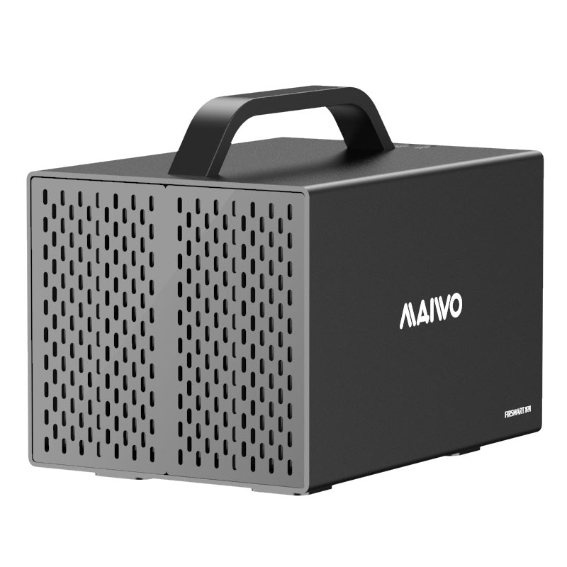 MAIWO Quad Bay 3,5" SATA HDD Enclosure USB-C Gen2 10G Windows 10/11 Mac OS