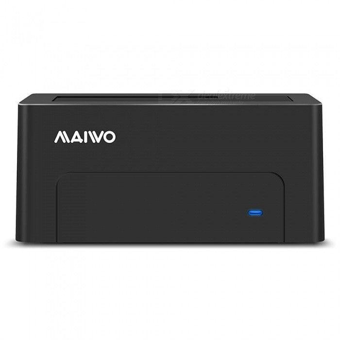 Maiwo K308C USB C 3.2 Gen2 10Gbps Dockningsstation för 1st 2,5 3,5 SATA HDD SSD upp till 14TB med stöd för UASP, Stöd för SATAIII 6Gbps