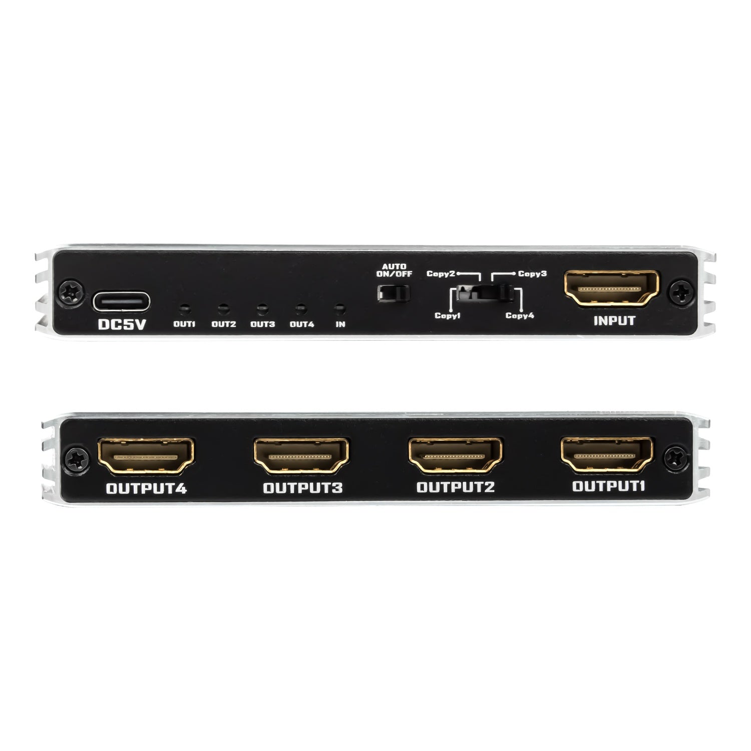 NÖRDIC 1 till 4 Splitter HDMI 2.1 8K60Hz 4K120Hz
