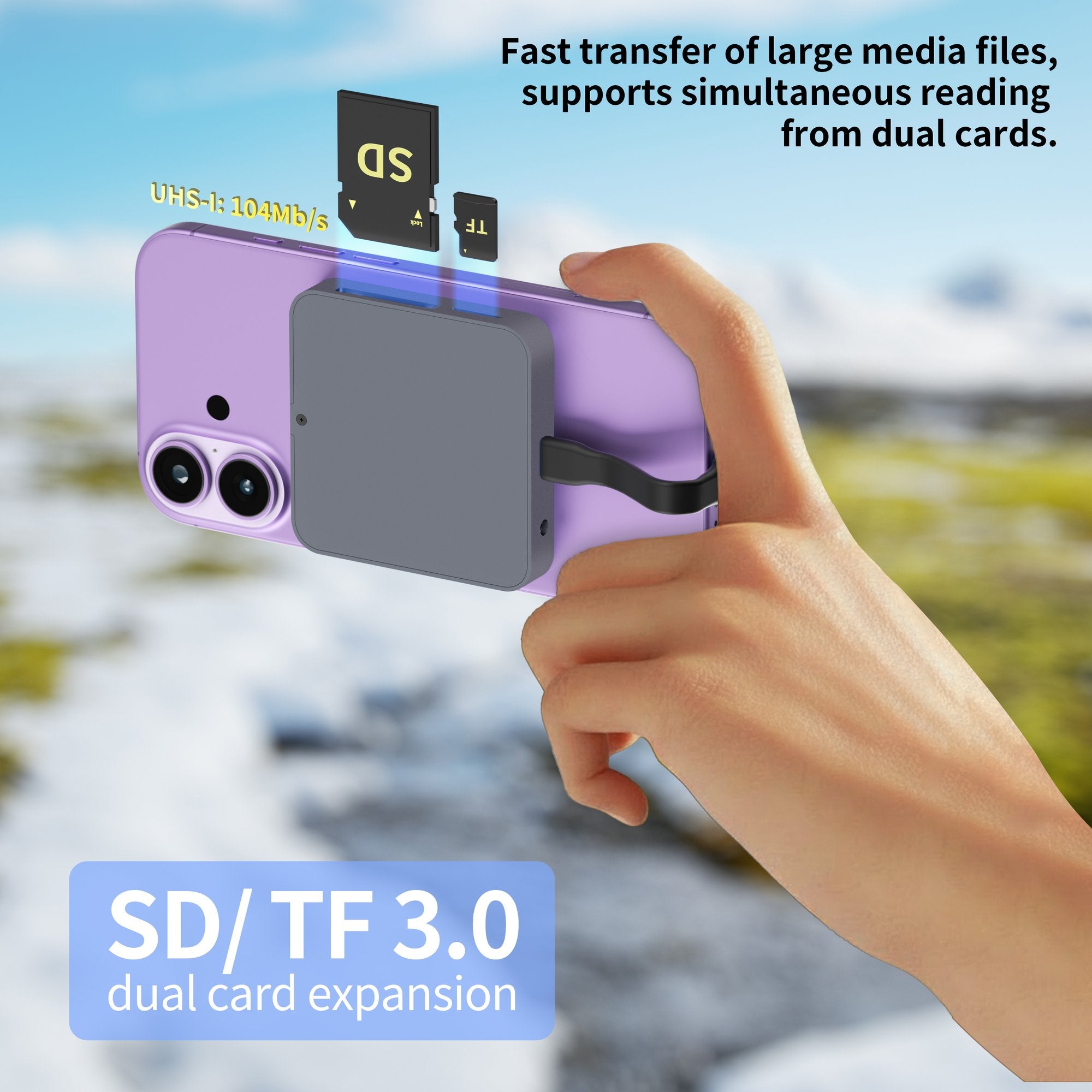 NÖRDIC 1 to 9 USB-C Docking station HDMI4K60Hz, 1xUSB-C 10G, 1xUSB-10A 5G, 1xUSB-C 100W, 1xM2 SSD 2230, 1x Stereo 3.5mm, 1x SD/MicroSD