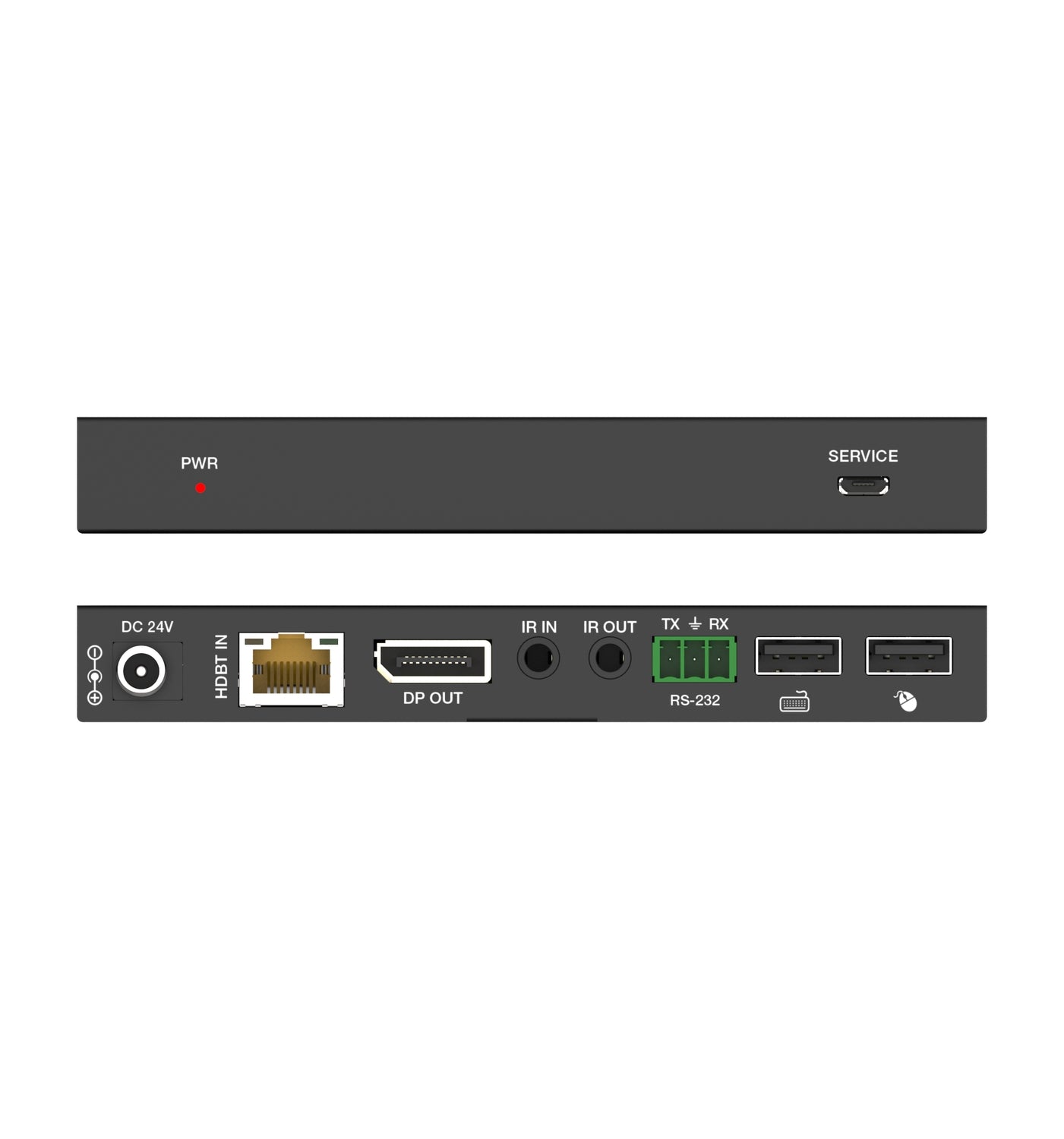 NÖRDIC 4K60 HDBaseT Displayport KVM Förlängare 150m