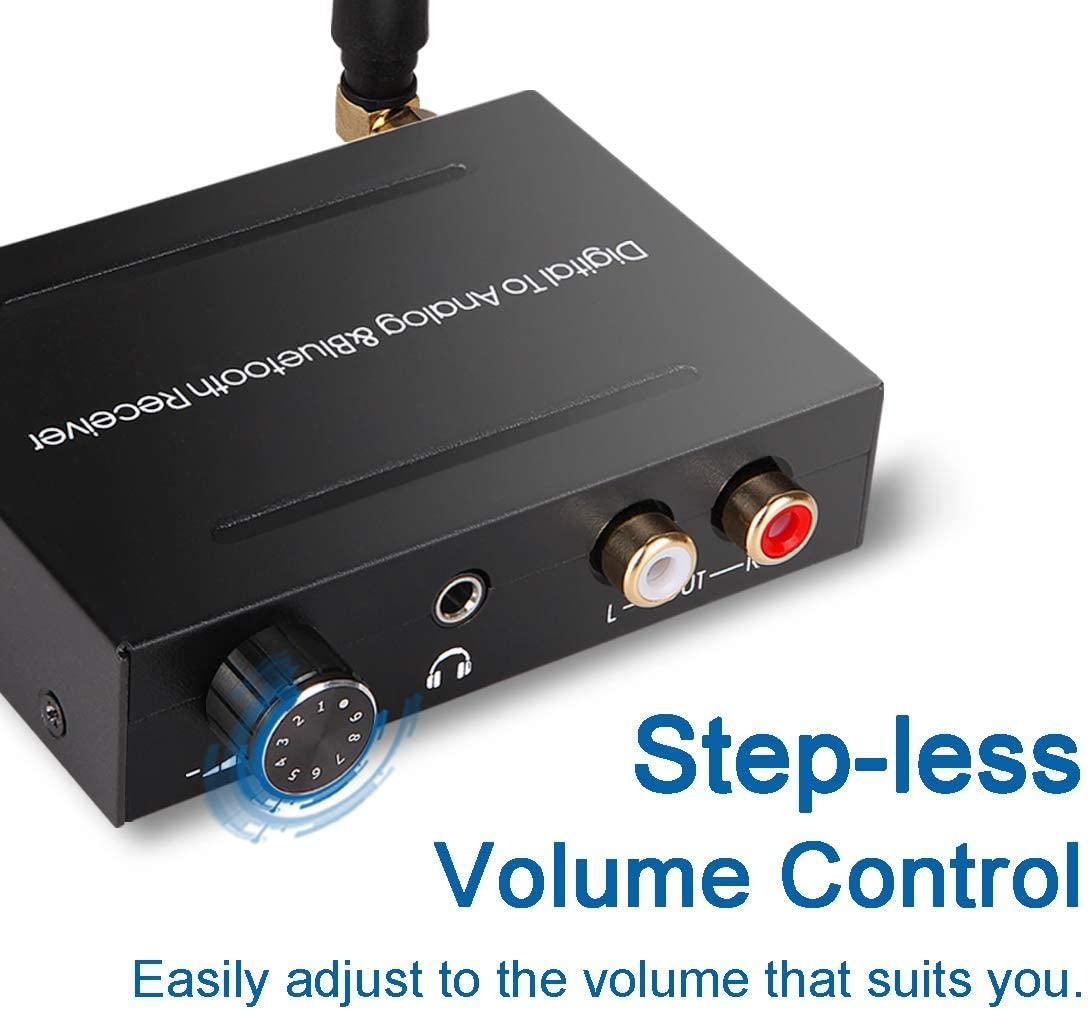 NÖRDIC DAC 192KHz Digital till Analog konvertor med bluetooth headphone förstärkare