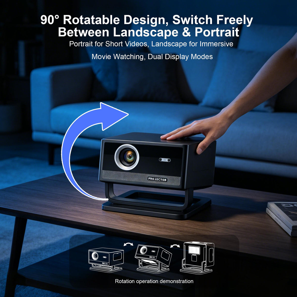NÖRDIC Google Certified Projector 1080P 650 ANSI