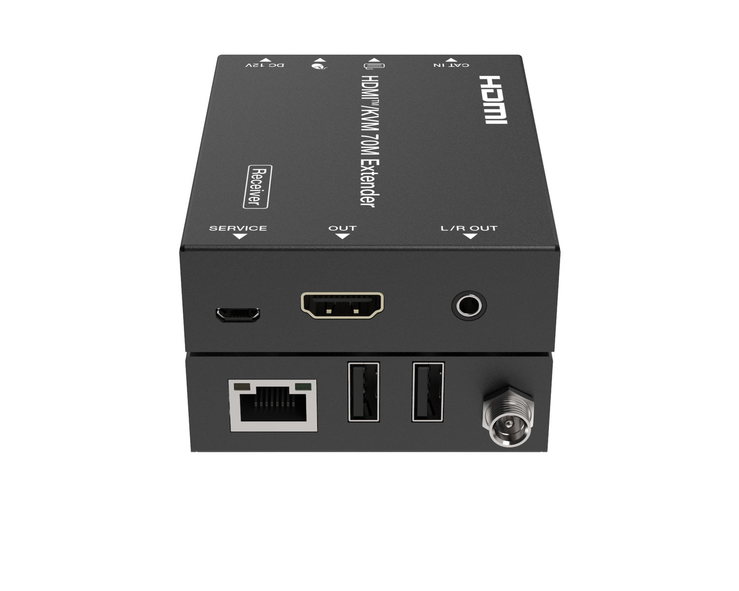 NÖRDIC KVM Förlängare HDMI 4K60Hz 70m CAT6