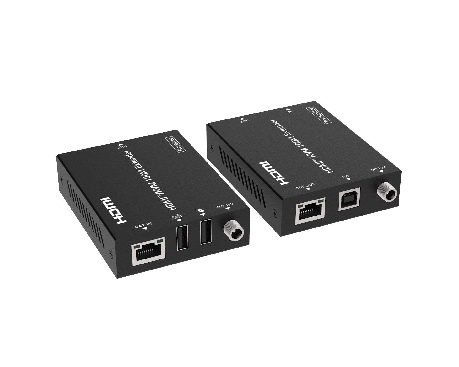 NÖRDIC KVM-Förlängare HDMI 1080p60Hz 100m CAT6