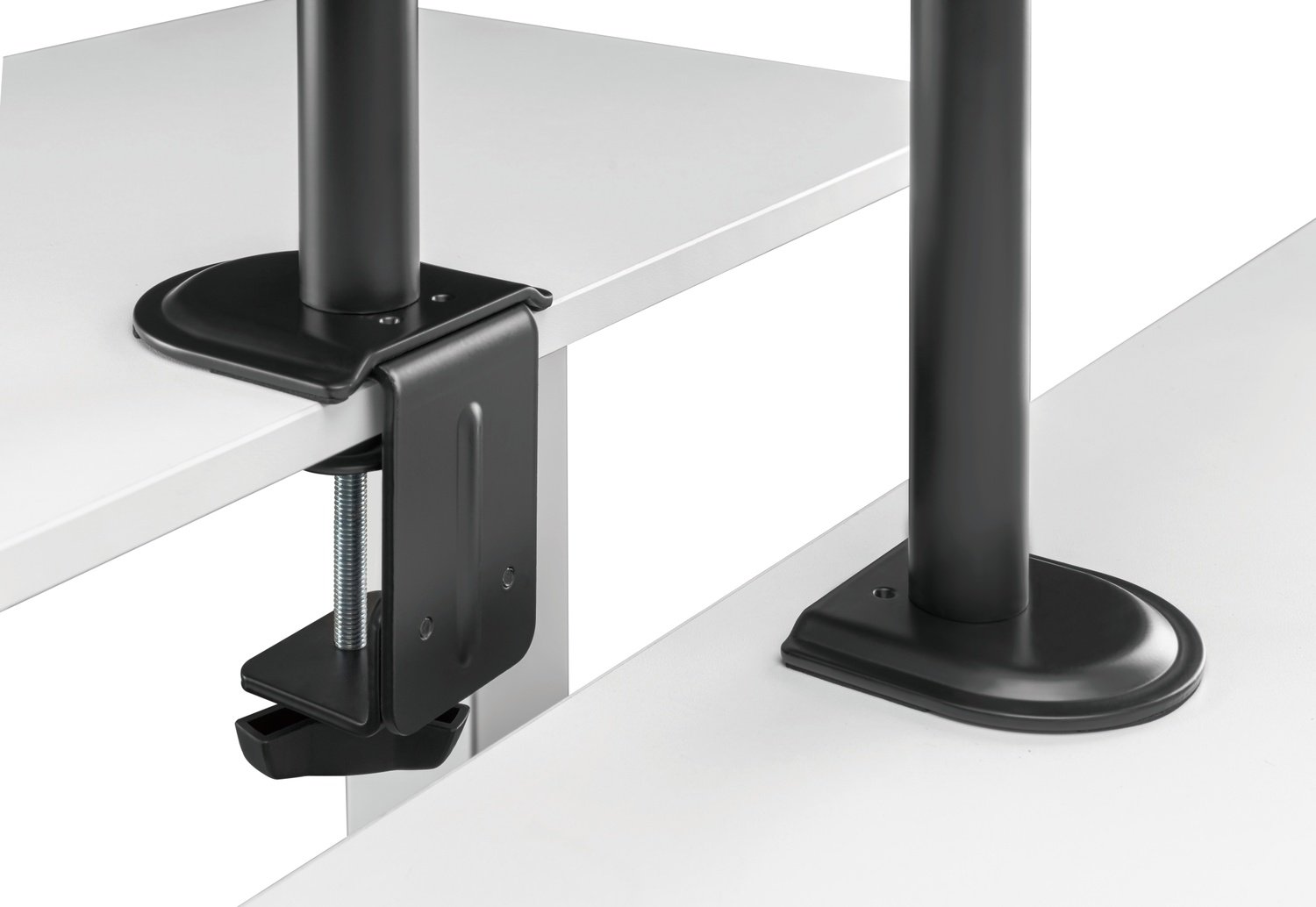 NÖRDIC Monitorarm och bärbar datorhållare monitor 17-32" 9kg bärbar 10-15,6" monitorfäste