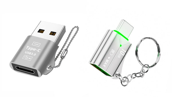 NÖRDIC OTG USB adapterkit USB-C F to USB-A M and USB-C M to USB-A F