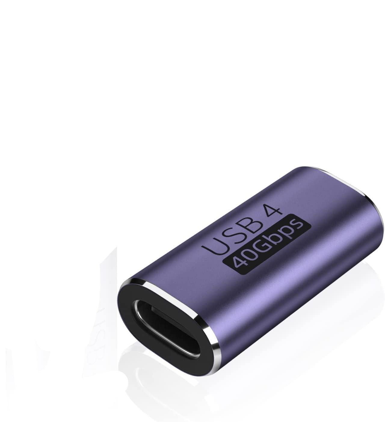 NÖRDIC USB4 förlängningsadapter hona till hona 40G 8K60Hz PD100W