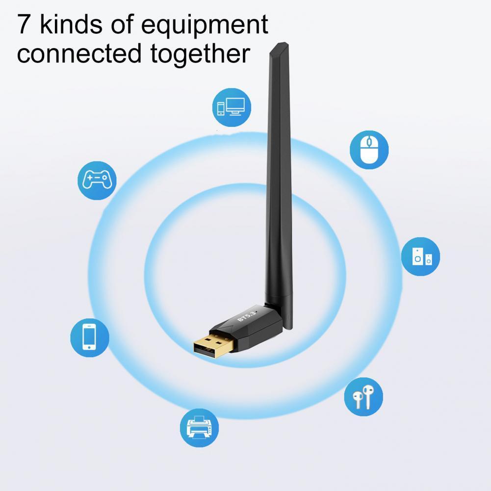 NÖRDIC USB-A adapter långdistans Bluetooth 5.3 150m