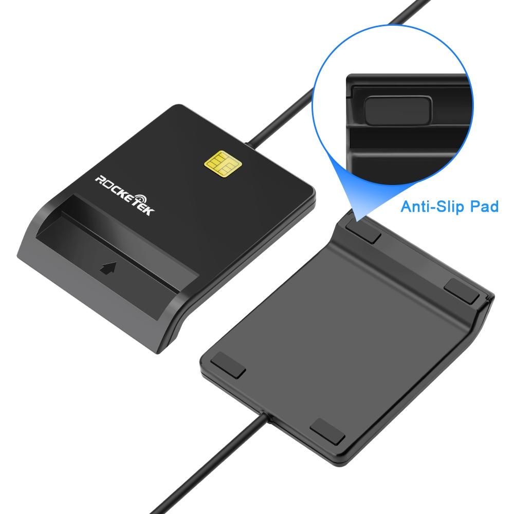 NÖRDIC USB-C Smartkort- och SIMkortläsare ISO7816 IDkort EMV Creditkort