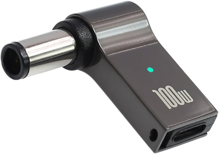 NÖRDIC USB-C to HP Laptop Charger Converter DC 7.4x 5.0mm 100W PD for HP