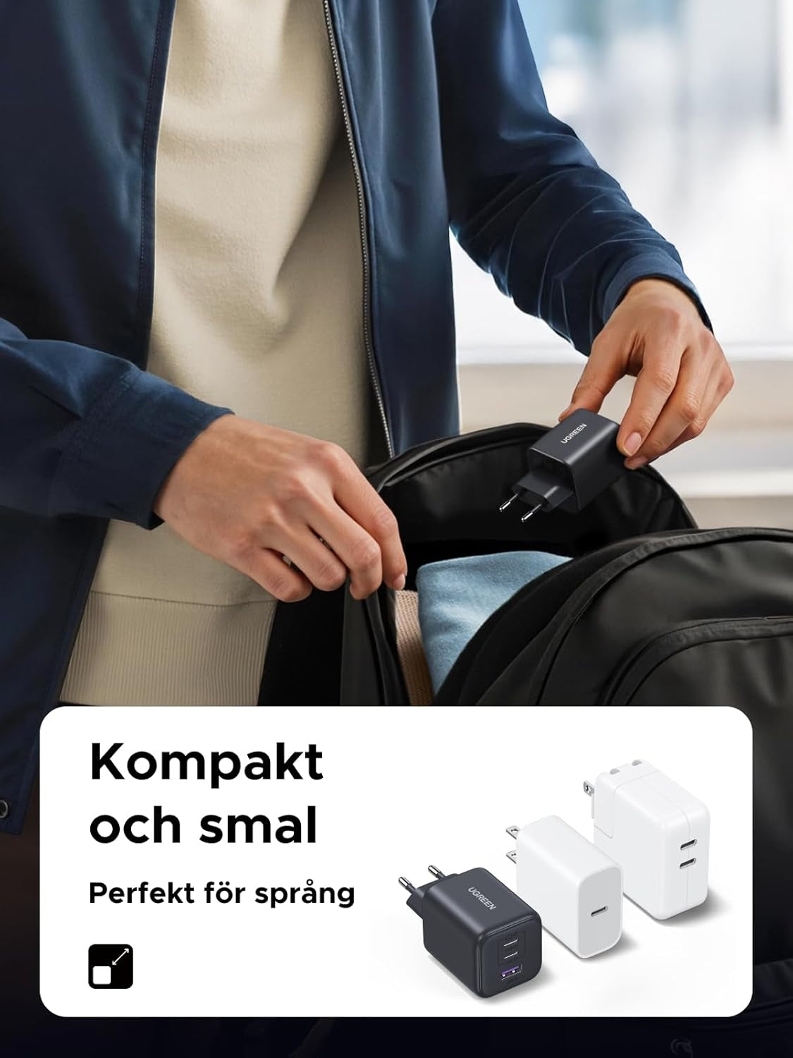 UGREEN 45W USB C Charger 3-Port, PPS Fast Charger
