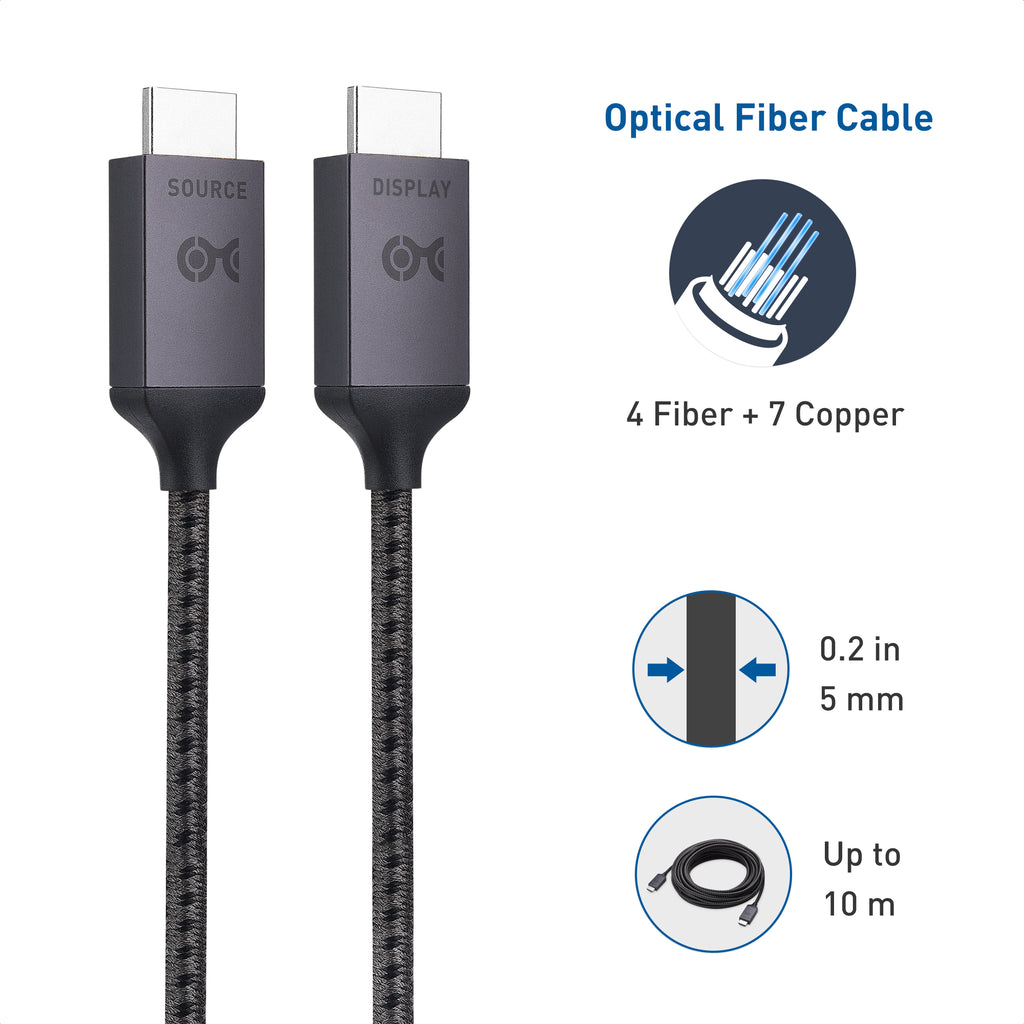 Câble hdmi 4k 12m cable hdmi 2.0 haute vitesse 4k60hz hdr arc