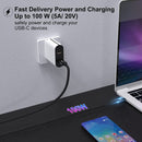 NÖRDIC USB4 kabel 1,5m 40Gbps data 8K video PD 100W kompatibel med Thunderbolt 3
