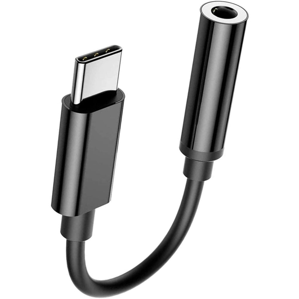 USB C till 3,5 mm adapter för hörlurar, USB typ C till 3,5 mm Aux  ljuddongel-kabel, inbyggd DAC chip, kompatibel med Google, Samsung, Huawei  One Plus