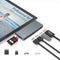 NÖRDIC USB dockningstation för MicroSoft Surface 1xHDMI4k30Hz 3xUSB-A 5Gbps och 1xTF och 1xSD