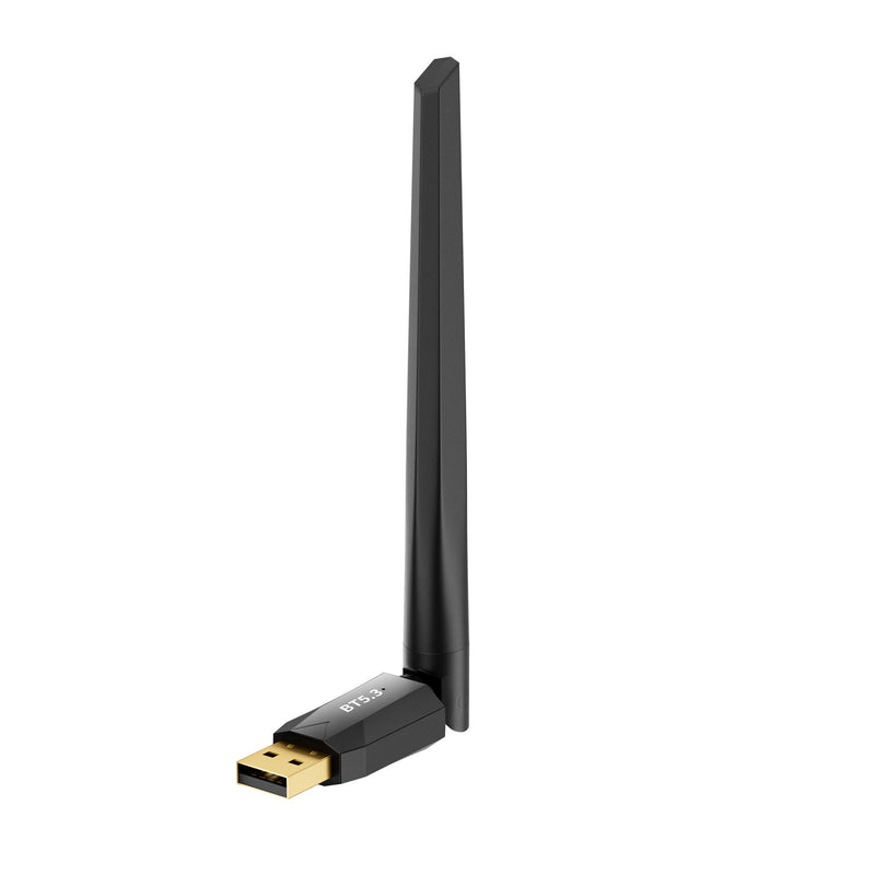 Long Range USB Bluetooth 5.3 Adapter (EDR & BLE) for PC Desktop