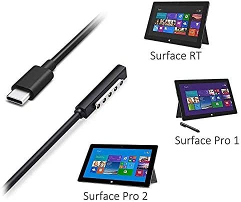 NÖRDIC 1,5m USB laddarkabel 12V3A för Surface Pro 1/2