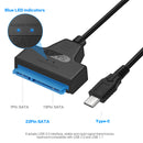 NÖRDIC USB-C till SATA adapter 2,5 SATA III HDD 5Gbps