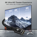 NÖRDIC HDMI förlängningskabel 1m 8K60Hz 4K144 HDMI 2,1 48Gbps Ultra High Speed HDMI
