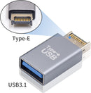 NÖRDIC Type E hane till USB-A hona front panel adapter 10Gbps USB3.1 Type E moderkort adapter