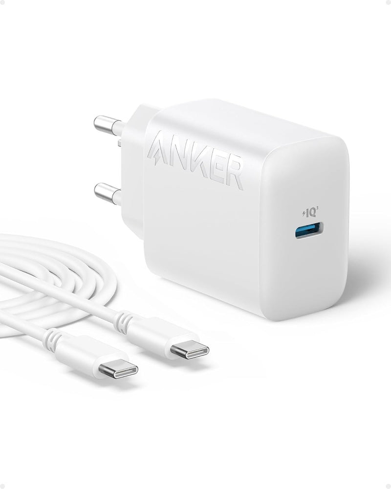 ANKER USB-C Laddare 20W med 1,5m kabel