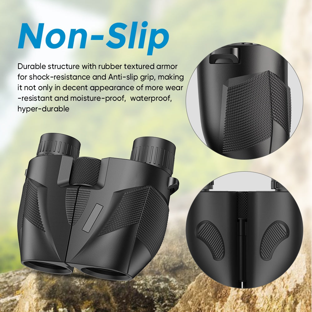APEXEL 10x25 High Powered Zoom Mini Binoculars