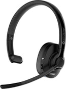 Accutone Sonar 60 Dual Bluetooth & USB trådbundet headset med brusreducerande mikrofon, lång batteritid för PC/Mac och telefoner