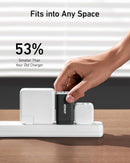 Anker 735 Laddare GaNPrime 65W 1x USB-A 2x USB-C strömadapter