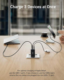 Anker 735 Laddare GaNPrime 65W 1x USB-A 2x USB-C strömadapter