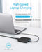 Anker PowerPort Atom III Slim väggladdare, Dubbel USB-C-portar och Dubbel USB-A-portar (65W Max), PIQ 3.0, GaN-material.