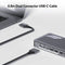 AV Access iDock M10 USB-C KVM-Switch Dockningsstation 2 till 2 för MacBook, Dual 4K HDMI Monitorer, 1x Laptop + 1x PC, 100W Laddning