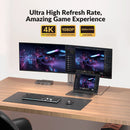 AV Access iDock B10 USB-C KVM-Switch Dockningsstation 2 till 2 för 1 Bärbar & 1 Stationär, 8K@60Hz Dubbla Skärmar, 100W Laddning, USB 3.2, 1G Ethernet