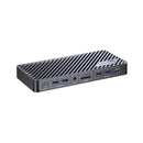 AV Access iDock B10 USB-C KVM-Switch Dockningsstation 2 till 2 för 1 Bärbar & 1 Stationär, 8K@60Hz Dubbla Skärmar, 100W Laddning, USB 3.2, 1G Ethernet