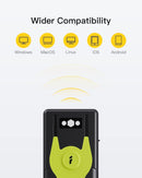 Bluetooth 2D Streckkodsläsare med 2.4 GHz USB-Adapter, Plug and Play