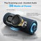 Bluetooth Speakers 36W Portable Speaker with Stereo Sound Bass, Bluetooth 5.3 Wireless IP7x waterproof Speaker Blue