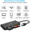 NÖRDIC 7i1 USB-A kortläsare 2xSD/2xTD/CF/XD/MicroSD 2TB 5Gbps UHS-I