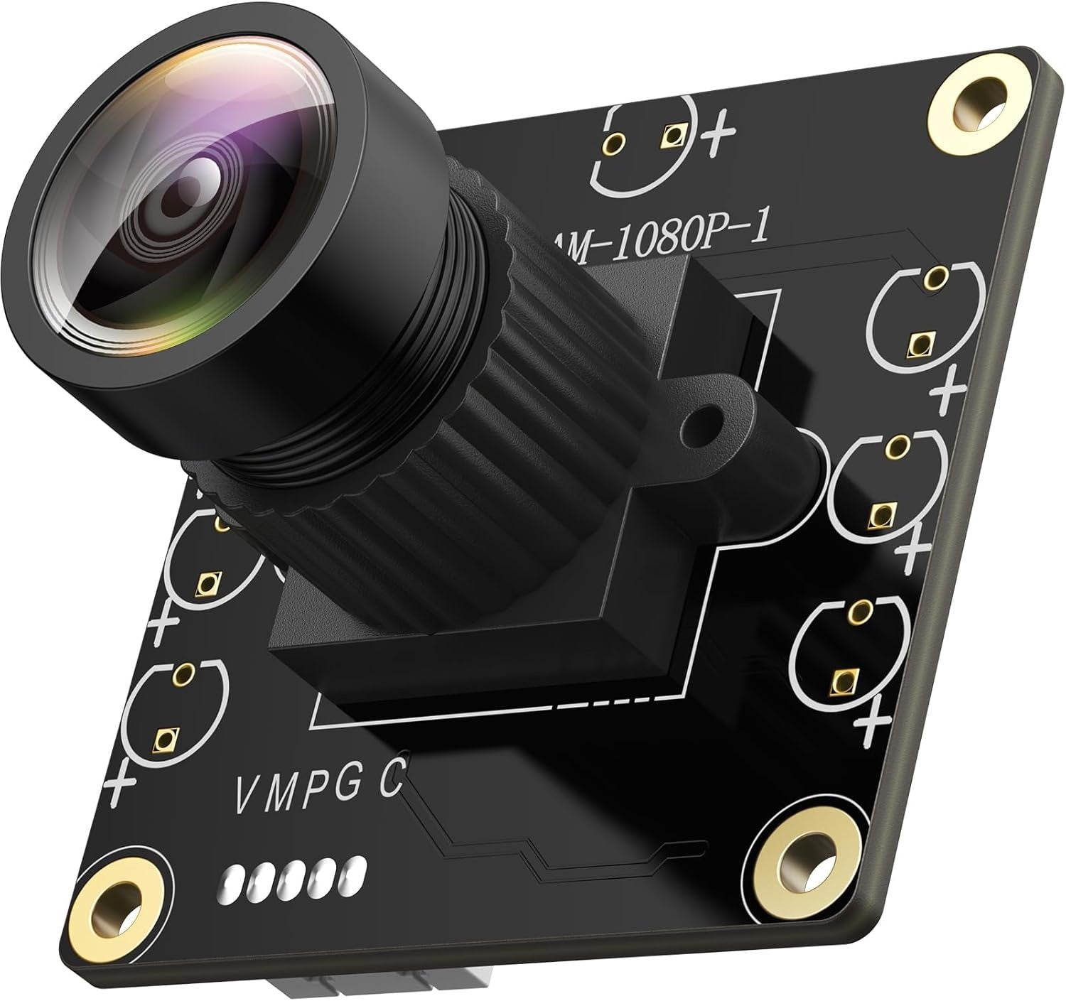 Camera Modul 1080P USB2.0 UVC 130° Wide Angle, Plug & Play for PC, Raspberry Pi, Jetson Nano and SBCs. Supports Windows, Linux, Android and Mac OS.