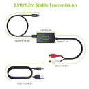 DAC Converter 192kHz Digital to Analog Converter Optical SPDIF Toslink to Analog Stereo Audio Female RCA L/R Audio Adapter