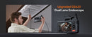 NÖRDIC Dual-Lens Endo-/Boreskop 1080P Digital Inspektionskamera, 5m kabel 7.9mm IP67 5" IPS Skärm