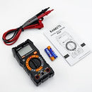 Digital multimeter, DC-/AC-voltmeter, ohm-, volt- och amperemätare samt kontinuitets- och diodspänningstestare för hushållsuttag