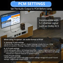 Digital till Analog Ljud-omvandlare, 192kHz Optisk till RCA, Optisk till 3.5mm DAC, SPDIF/Toslink